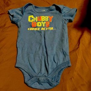 Chubby boy, onesie